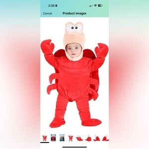 Sebastian Halloween Costume for baby